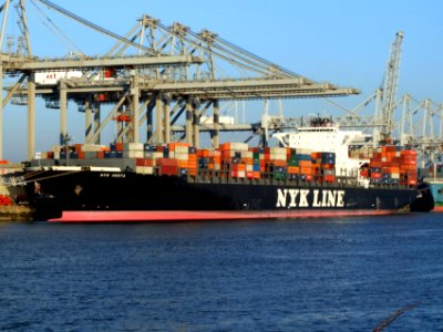 Nyk Vesta IMO 9312808 p2, at the Amazone harbour, Port of Rotterdam, Holland 15-Dec-2007