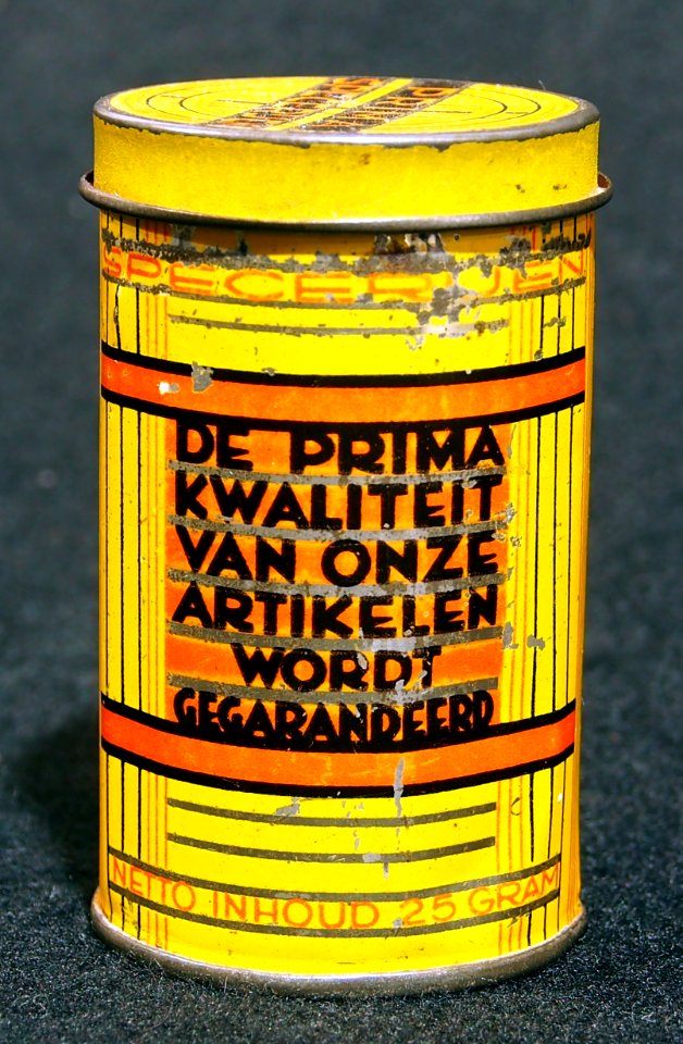NV Nederlandsch Sperwerverbond Witte Peper blikje, foto3