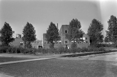 Nyma Textielfabriek te Nijmegen bedreigd door faillissement. Oude watertoren van, Bestanddeelnr 920-6219