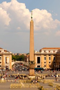 Obelisk via della Concilliazione Piazza San Pietro Vatican City photo