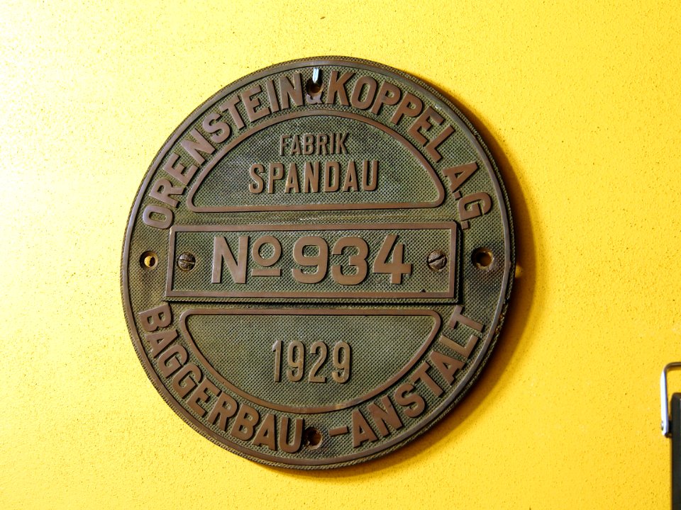 O&K fabrik Spandau No934 1929