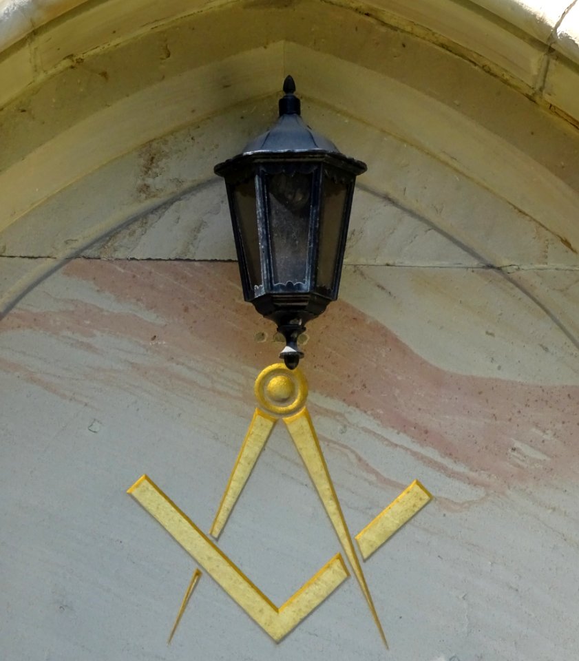Obere Karspüle 47 Freimaurer Göttingen Eingang Symbol