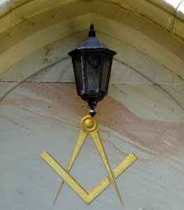 Obere Karspüle 47 Freimaurer Göttingen Eingang Symbol