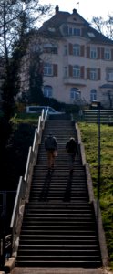 Oberer Teil der Gefängnisstaffel in Tübingen 2019
