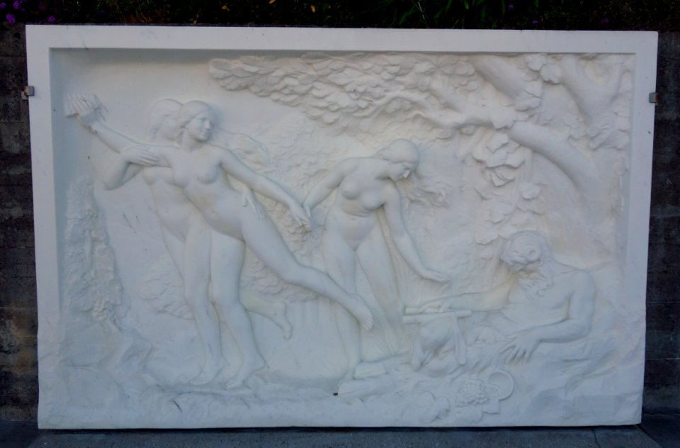 Nymphes et satyre by Suzanne Muzanne - Hearst Castle - DSC07011