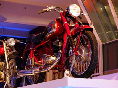 NV motorcycle at the Teknikens och Sjöfartens hus, Science and Maritime House