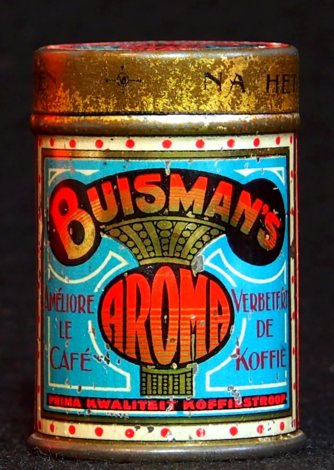 NV Buisman koffie verbeteraar sample blikje, foto1