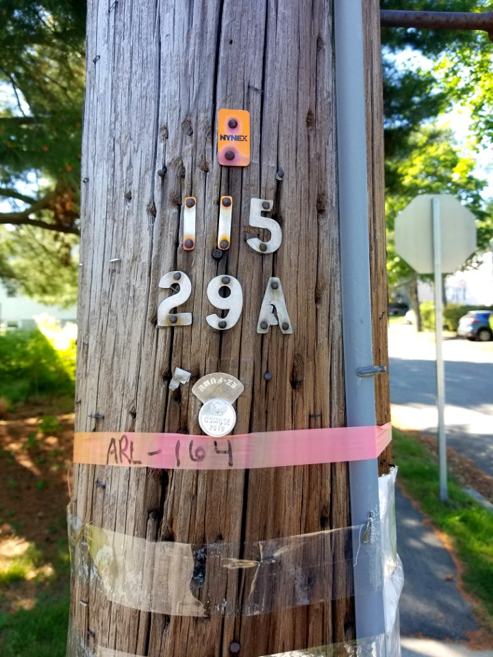 Nynex - Utility pole - Arlington, MA - 20200620 091205