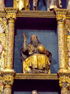 Oñate - Monasterio de Bidaurreta, retablo plateresco 11