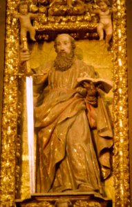 Oñate - Iglesia de San Miguel Arcángel, retablo mayor 8