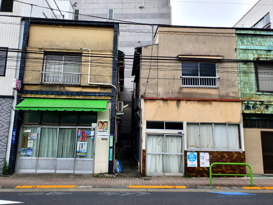 Old buildings in Takanawa