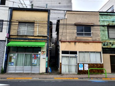 Old buildings in Takanawa