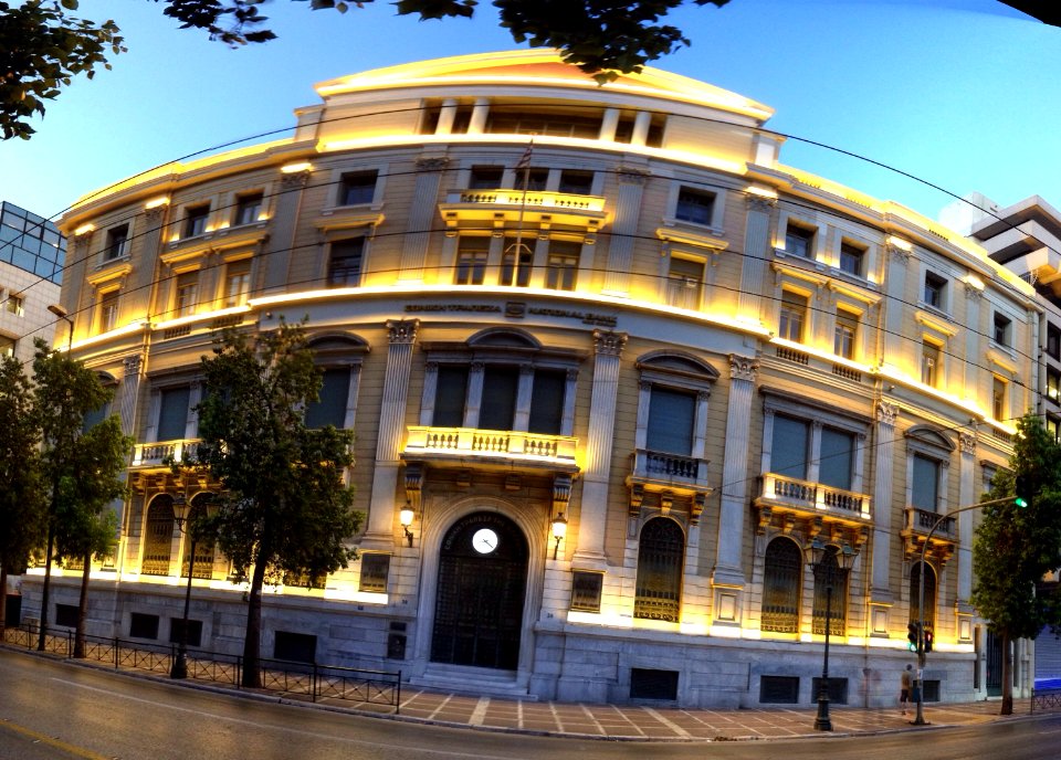 Old building of National bank of Greece