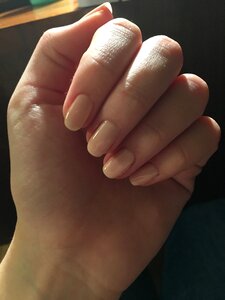 Paint manicure hands