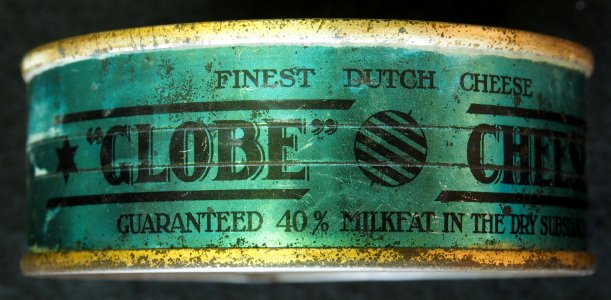 NV De Globe, Amsterdam, Hollandsche Kaas tin, photo 2
