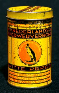 NV Nederlandsch Sperwerverbond Witte Peper blikje, foto1