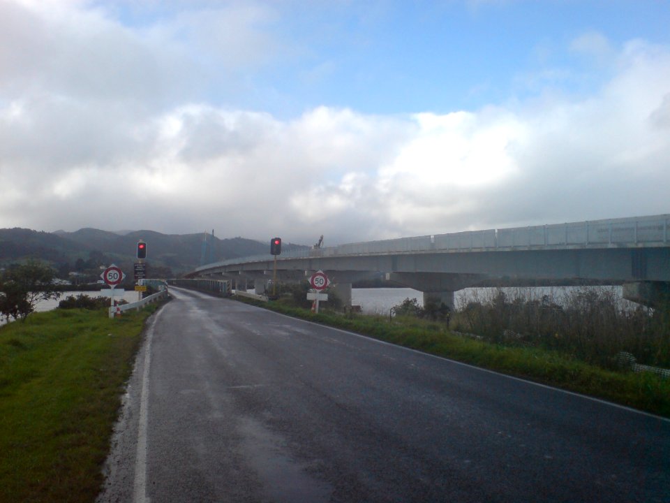 Old And New Kopu Bridge, Still Working, Lights