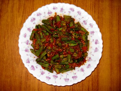 Okra Achar Masala photo