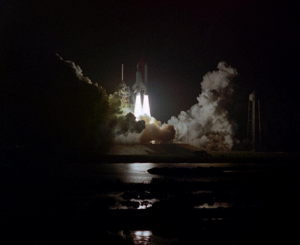 Night sts-8 astronauts