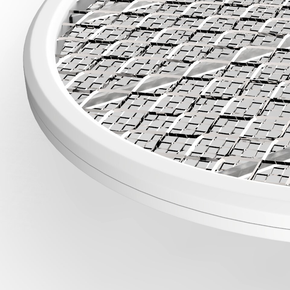 Electric racket metal mesh electric grid