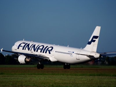 OH-LZF Finnair Airbus A321-211 takeoff from Schiphol (AMS - EHAM), The Netherlands, 11june2014, pic-3