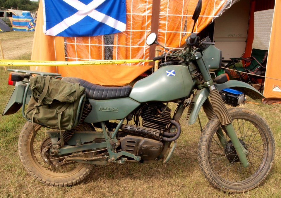 Old Armstrong military motorcycle