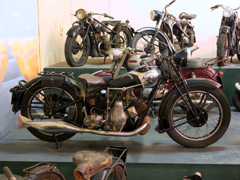 Old Ariel motorcycle