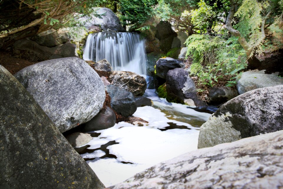 Water flowing nature