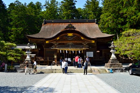 Okuni-jinja (Mori), haiden