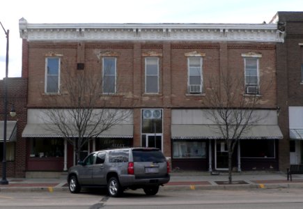 Old Gray County Kansas courthouse from E 1