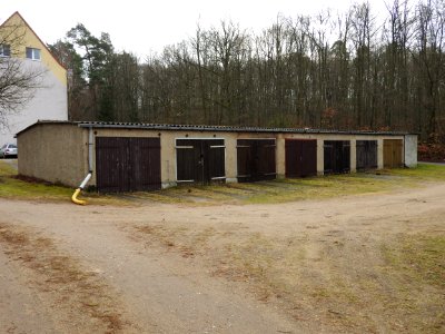 Old garages Neuglobsow