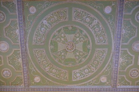 Old Library ceiling - Harewood House - West Yorkshire, England - DSC01600 photo