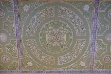 Old Library ceiling - Harewood House - West Yorkshire, England - DSC01600