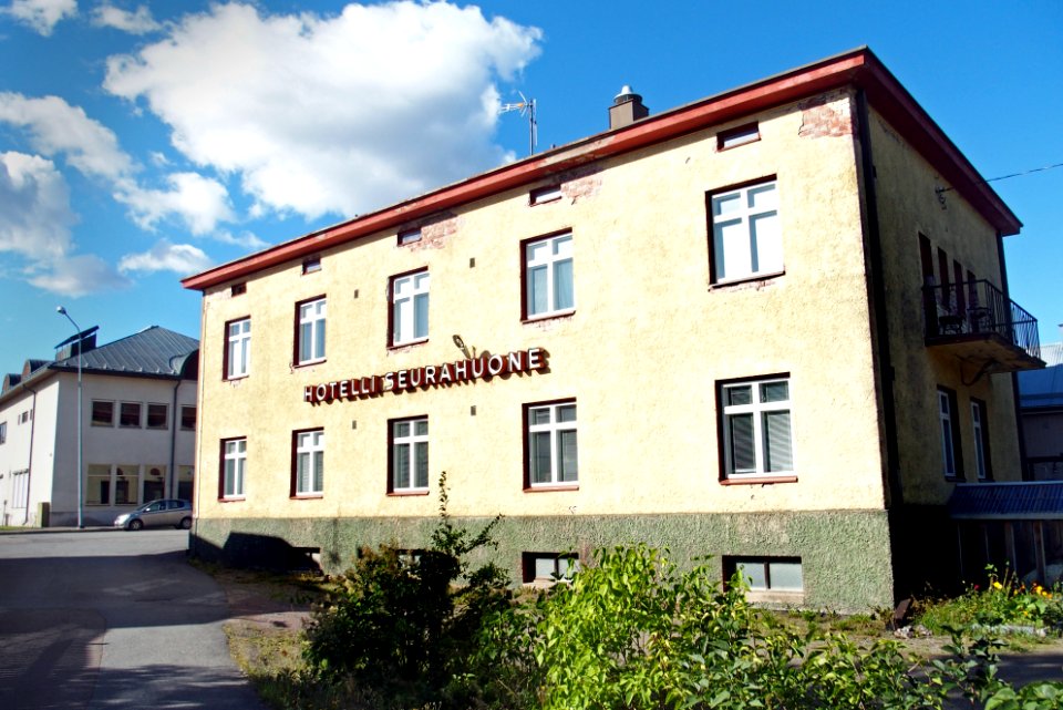 Old hotel Seurahuone in Tulkkila Kokemäki Finland
