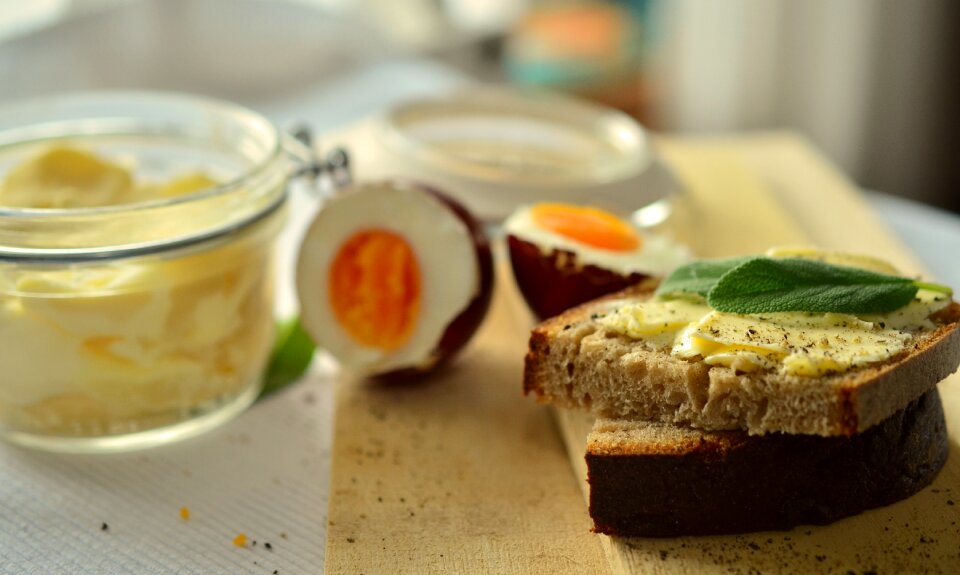 Farmer's bread bread and butter eat