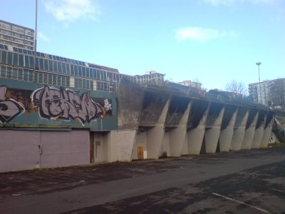 Old City Works Depot Including Graffiti Art I photo