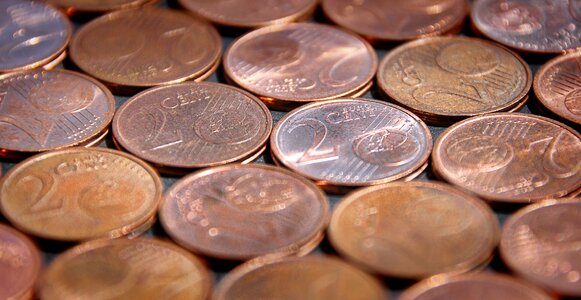 Means of payment copper euro