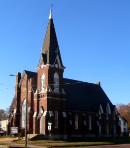 Old Congregational Church, Ft Scott, from NE 1