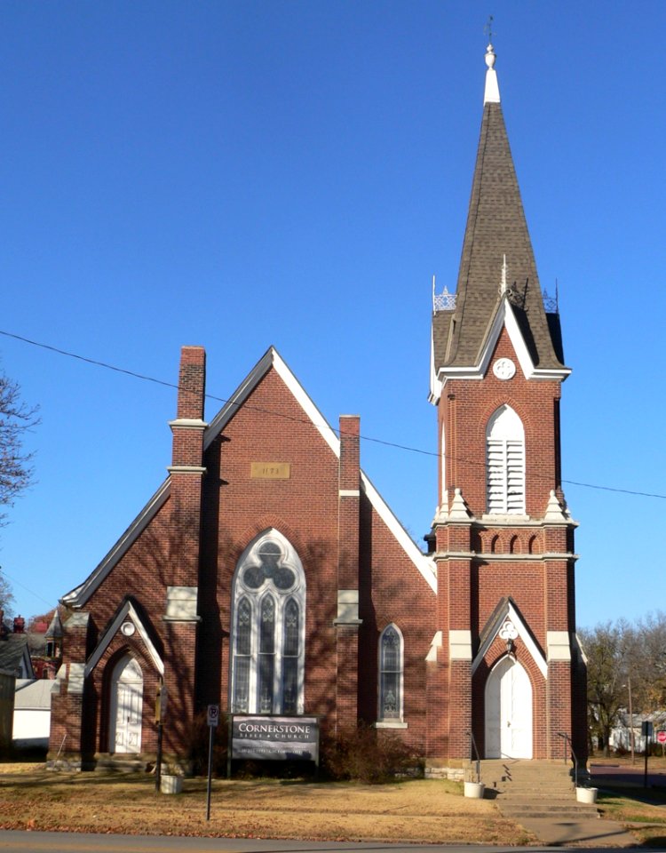 Old Congregational Church, Ft Scott, from E 1