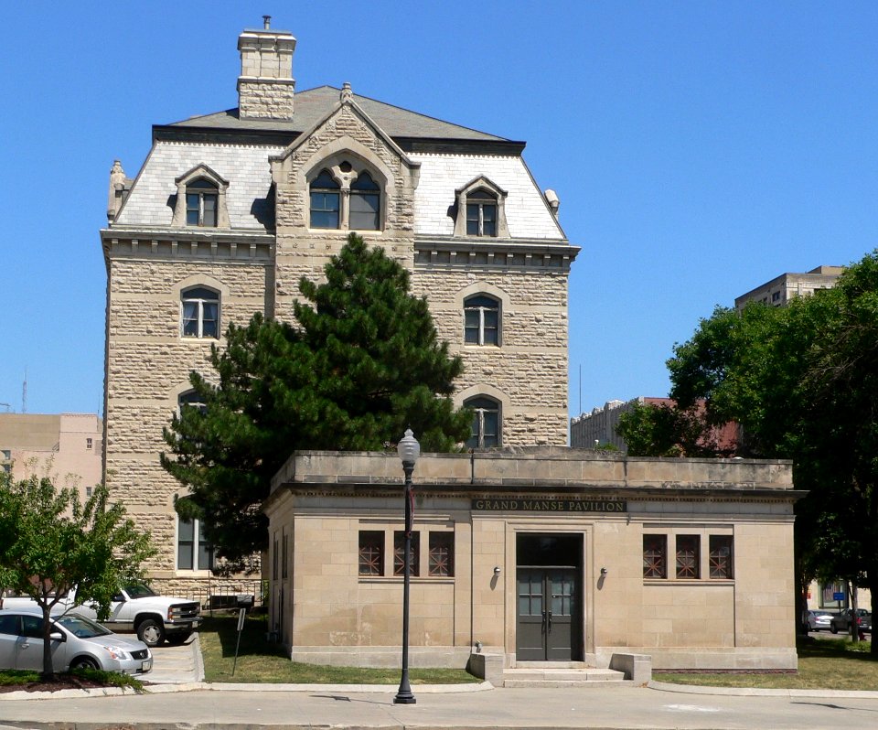 Old City Hall and Muni Comfort Stn (Lincoln, NE) from W 1