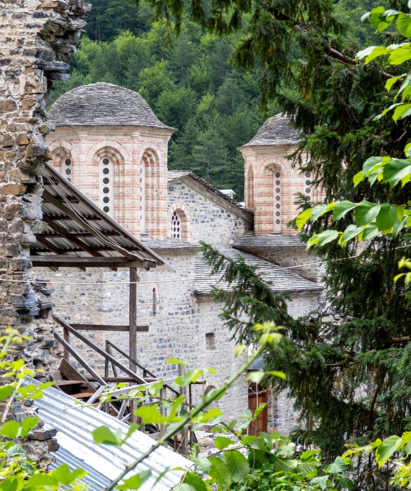 Old Dionysios monastery on the Olymp