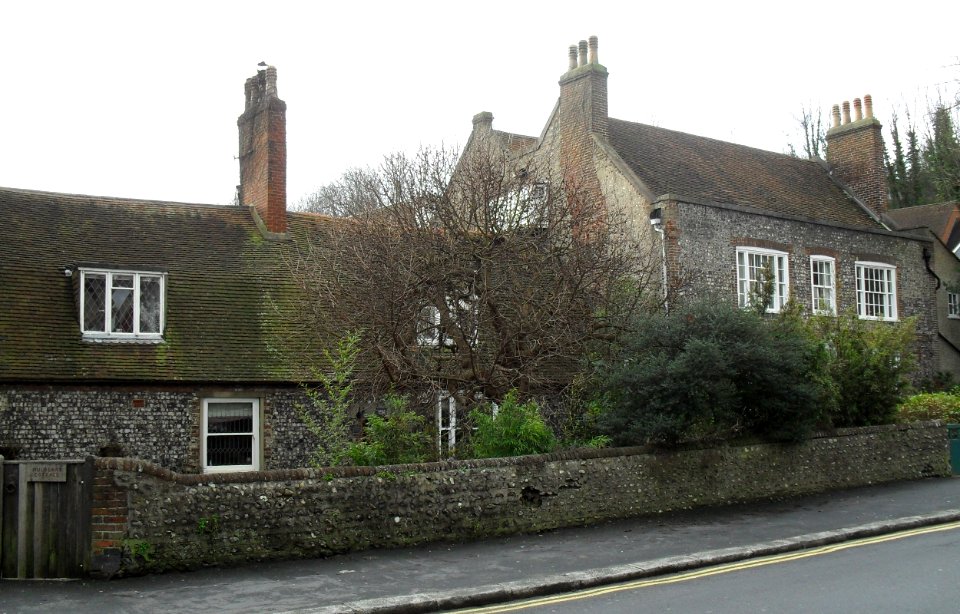 Old Cottage, Little Barn and Mulberry Cottage, South Road, Preston Village, Brighton (NHLE Code 1380947) (January 2011)
