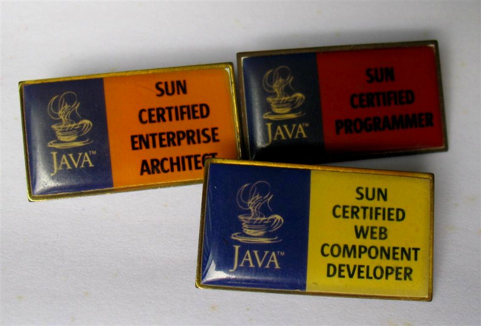 Old Sun Certification Badges