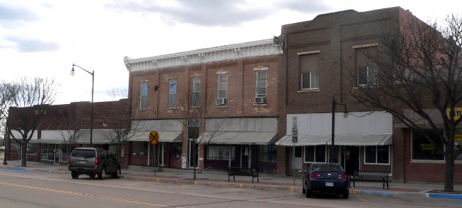 Old Gray County Kansas courthouse from NE 2
