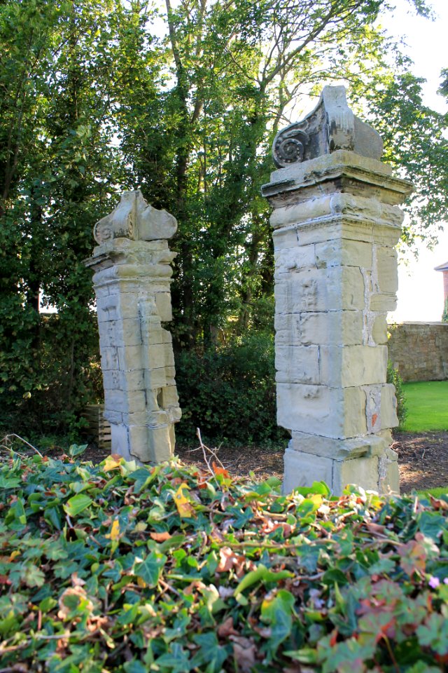 Old Gate Piers To East Of Gloster Hill Farmhouse