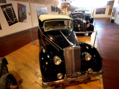 Old dark blue Lancia Artena Serie III police car photo-1
