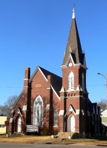 Old Congregational Church, Ft Scott, from ENE 1