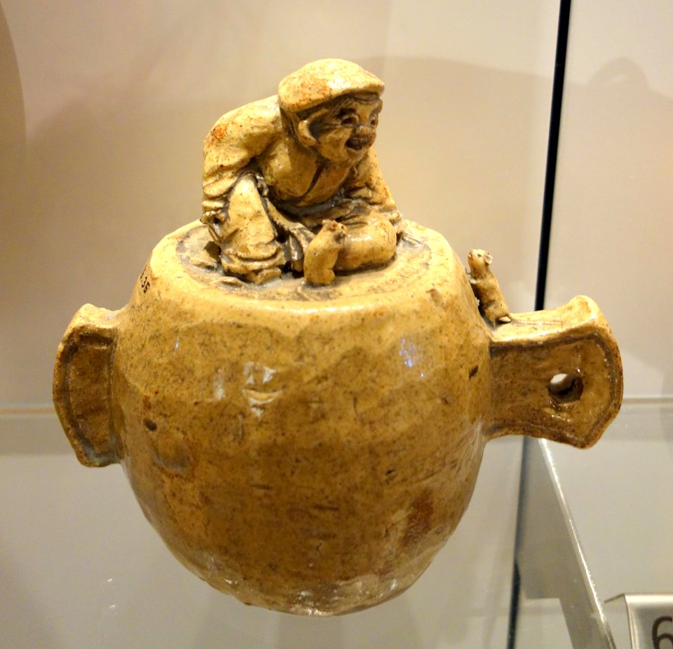 Okimono with Daikoku-ten, Japan, Edo period, 1864, earthenware - Royal Ontario Museum - DSC04286