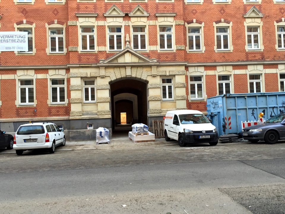 Oederanerstraße 13, Blick ins Haus