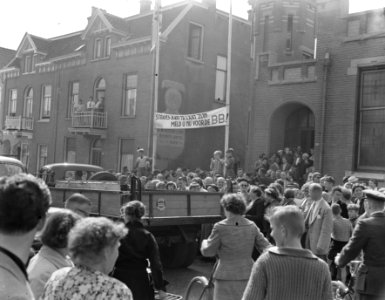 Oefening BB Bescherming Bevolking te Arnhem, massale voedseluitdeling, Bestanddeelnr 907-3393